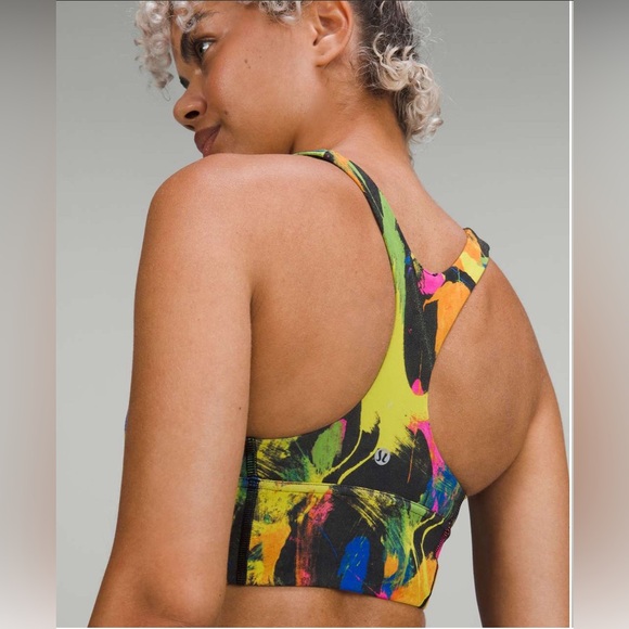 LULULEMON Wunder Train Longline Bra Medium Support C/D Cup size 10 - Picture 2 of 6